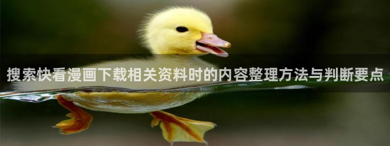 免费漫画动作漫画:搜索快看漫画下载相关资料时的内容整理方法与判断要点
